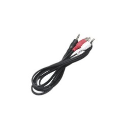 ADAPTADOR MACHO ESTEREO A 2 MACHOS RCAA