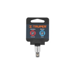 ADAPTADOR PARA MATRACA 1/4 A 3/8 *TRUPER